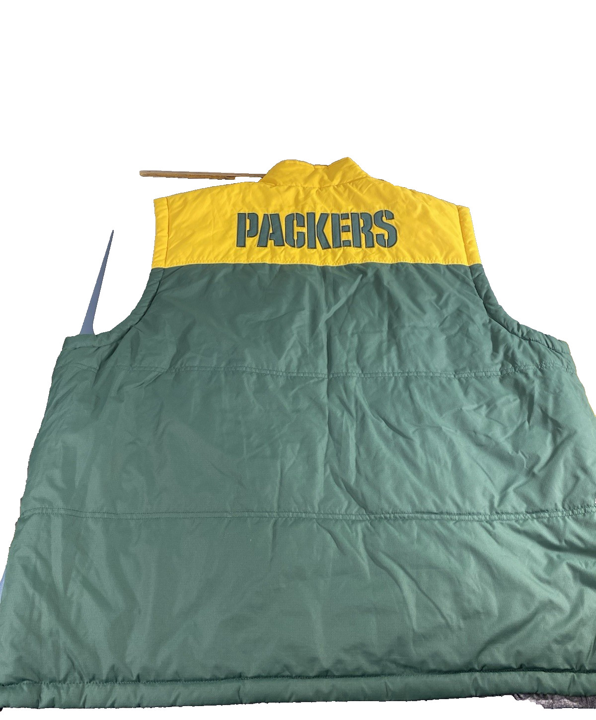 Green Bay Packers Puffer Vest Jacket Reversible G-III Apparel Full Zip Mens 3XL
