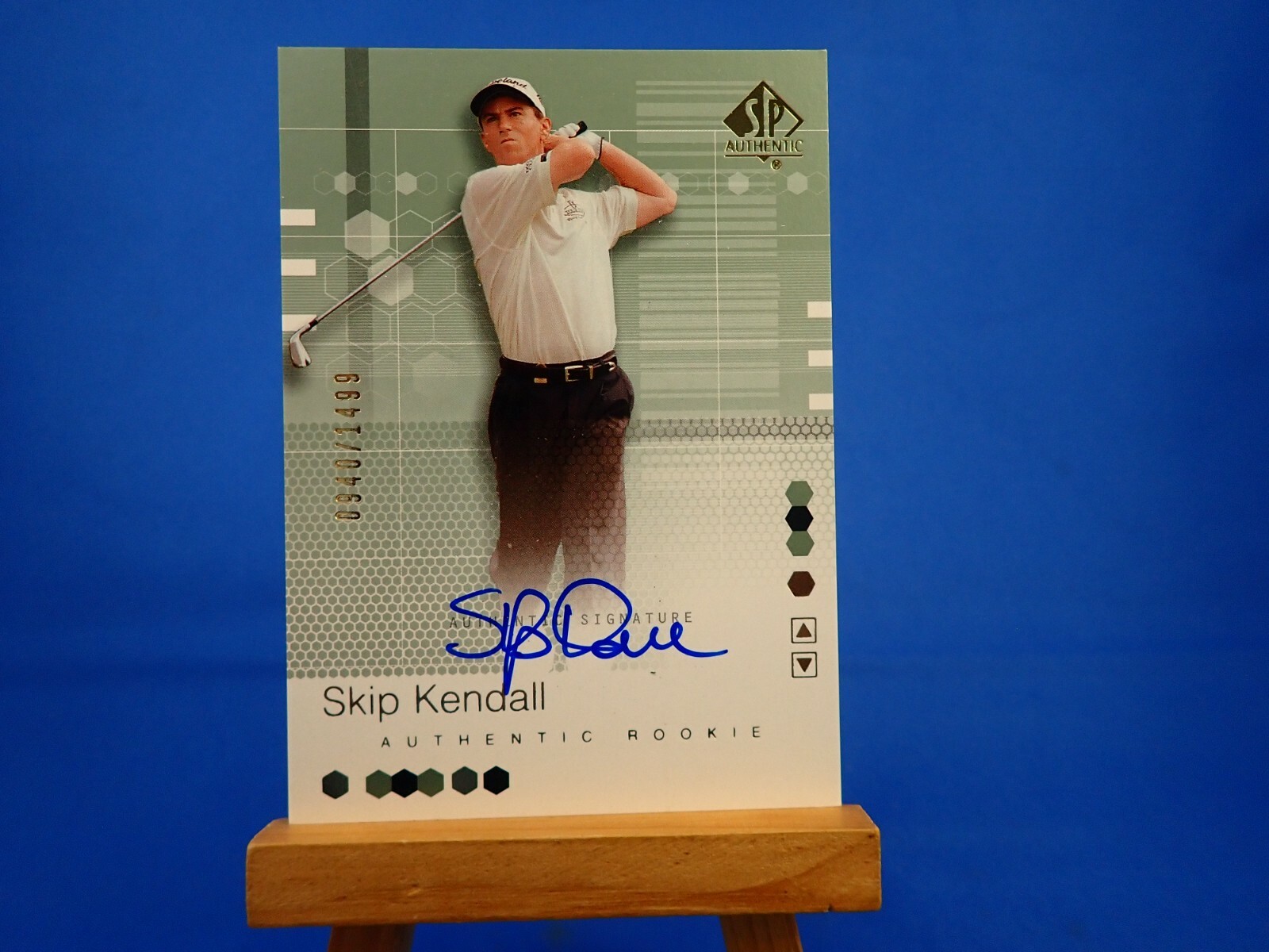 Skip Kendall SP Authentic Golf 2002 RC Rookie Autograph Auto