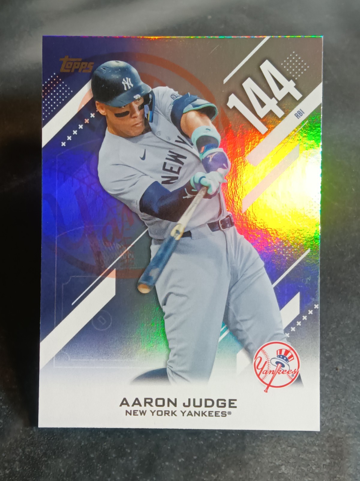 2026 Topps Series 2 ⭐Crooked Numbers Foil RBI’s⭐ #CN-1O Aaron Judge🔥NY Yankees