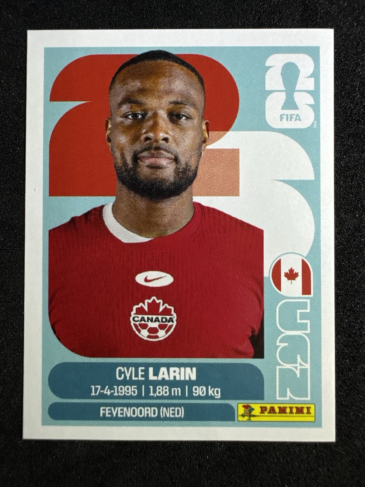 2026 Panini FIFA World Cup Sticker #CAN19 Cyle Larin Canada Feyenoord