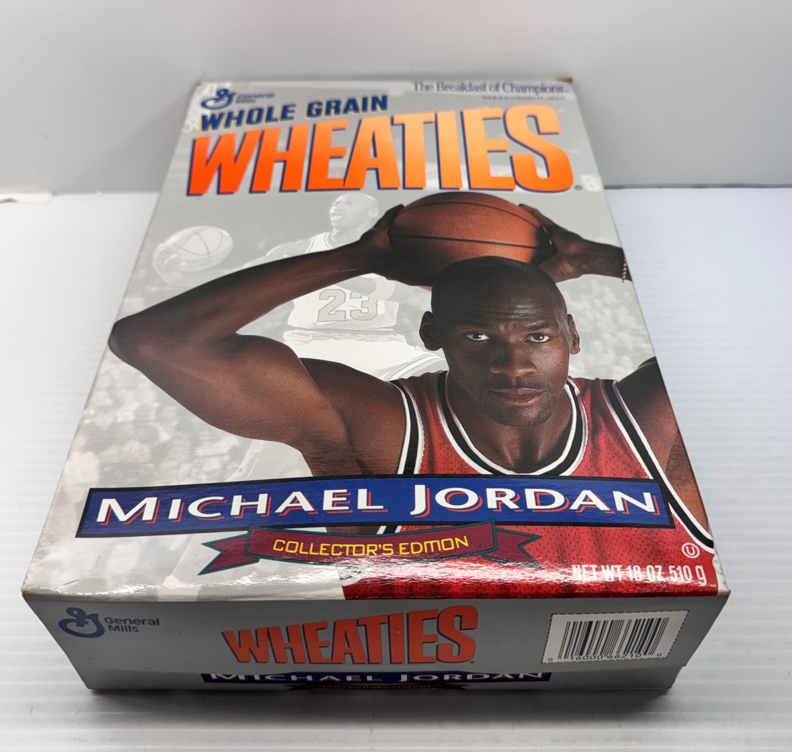 Michael Jordan WHEATIES Silver Cereal Box. Collectors Edition 1993 18oz