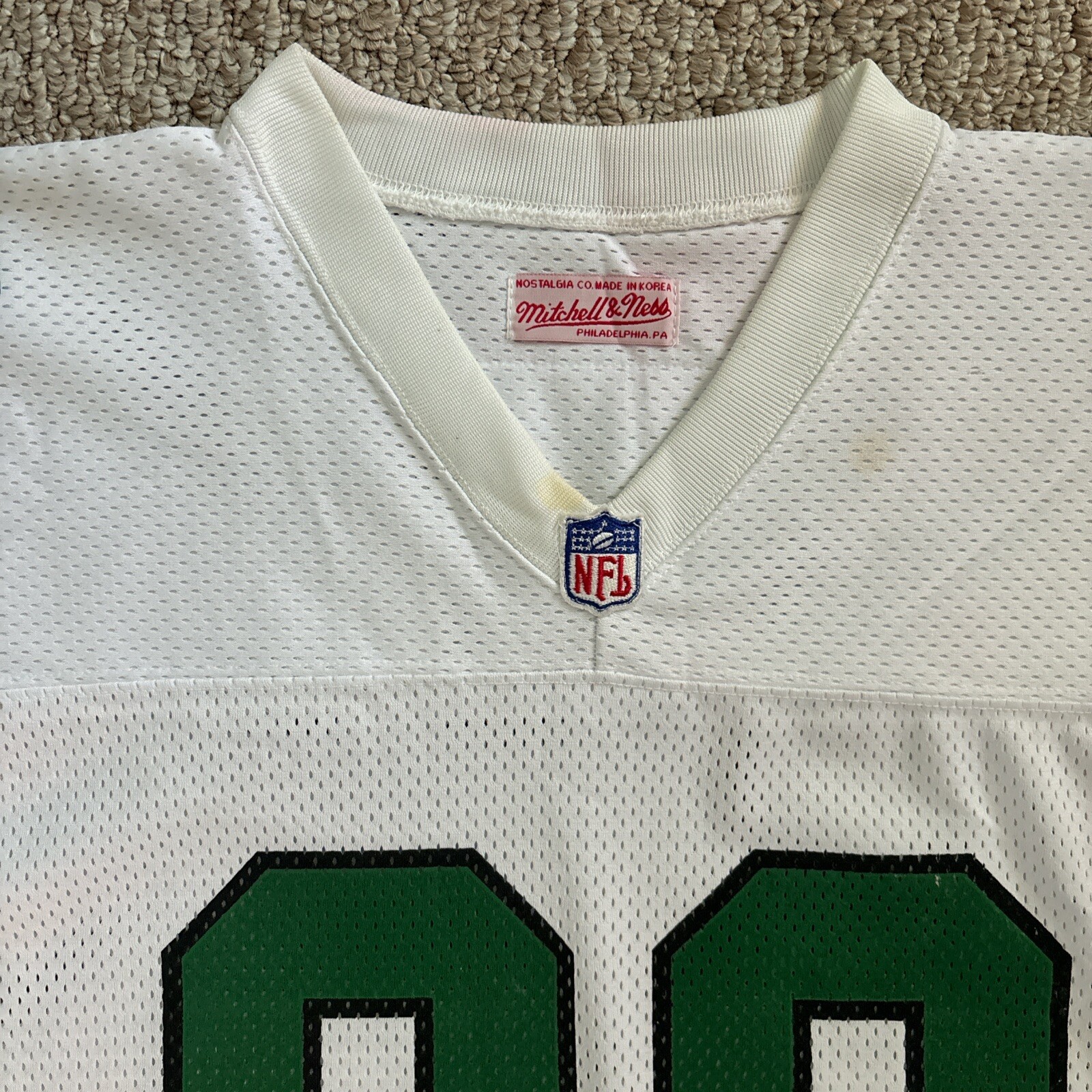 1991 Throwback Mitchell & Ness Philadelphia Eagles Jerome Brown NFL Jersey Sz 56