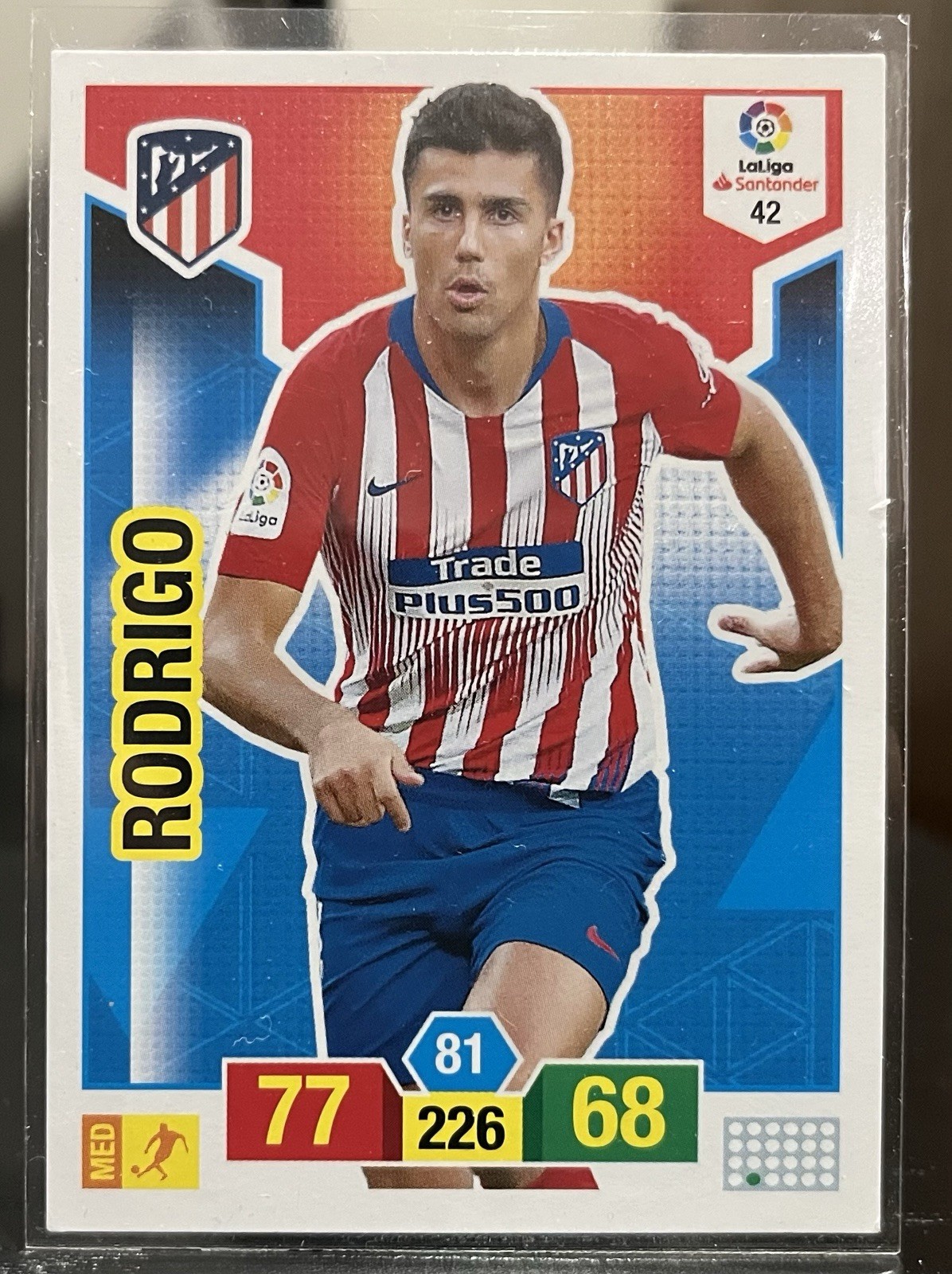 Rodri | 2018-19 Panini Adrenalyn XL La Liga #42 | Atletico, Man City, Spain