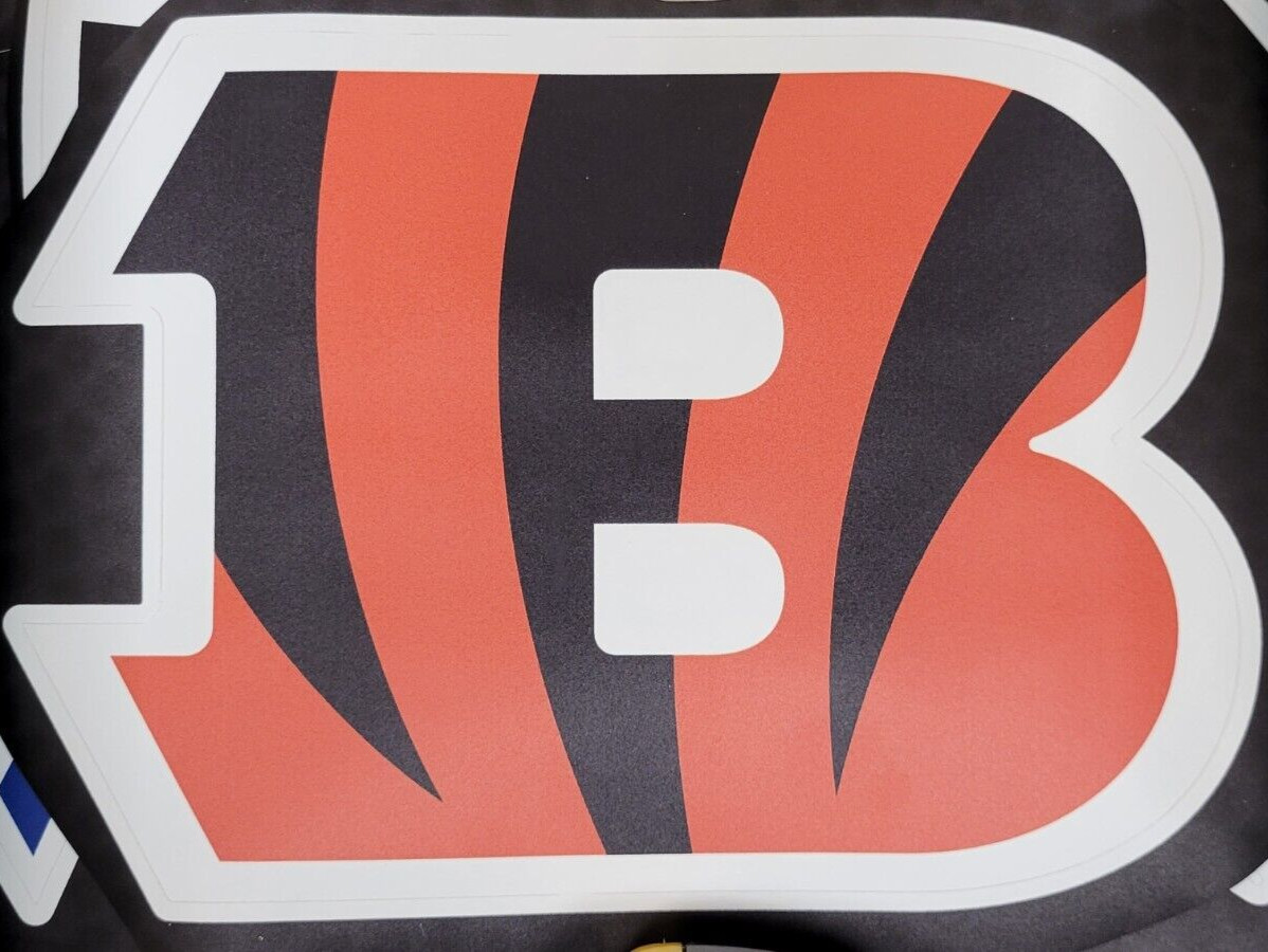 NFL Cincinnati Bengals – Vinyl Wall Graphics, New (Team Logo)