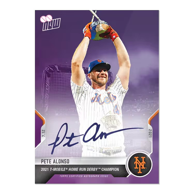 Custom Refractive Baseball Card – Pete Alonso, Jeremy Peña, Julio Rodríguez – Si