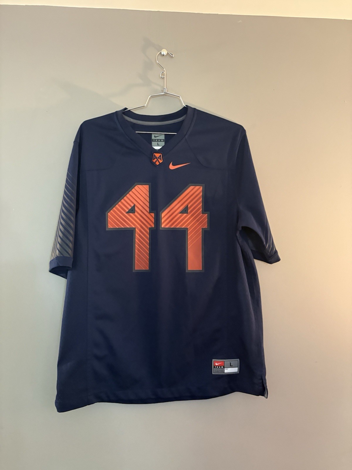 Syracuse Orange Nike Team Football Jersey #44 Mens Size Medium M Navy Blue 2010s