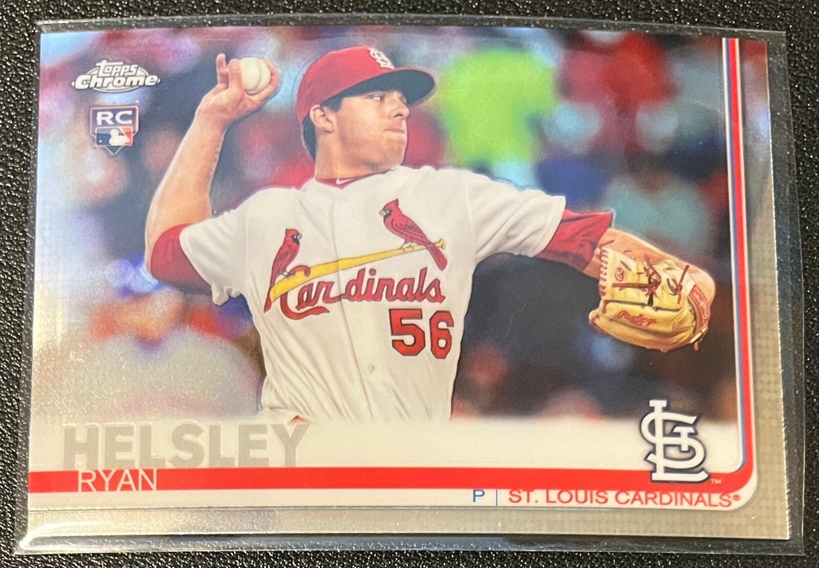 2019 Topps Chrome Rookie #25 RYAN HELSLEY St. Louis Cardinals RC A1