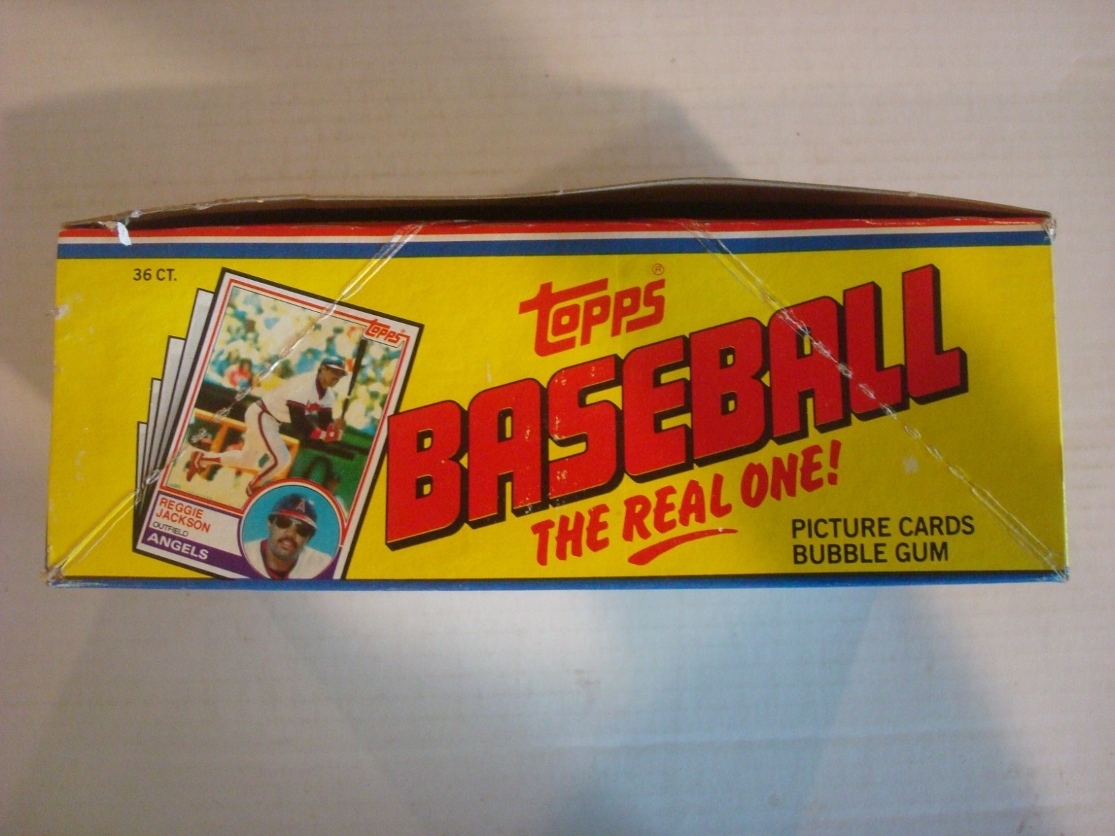 1983 Topps Baseball “MICHIGAN TEST PACK” DISPLAY BOX – EMPTY – BEAUTIFUL – RARE