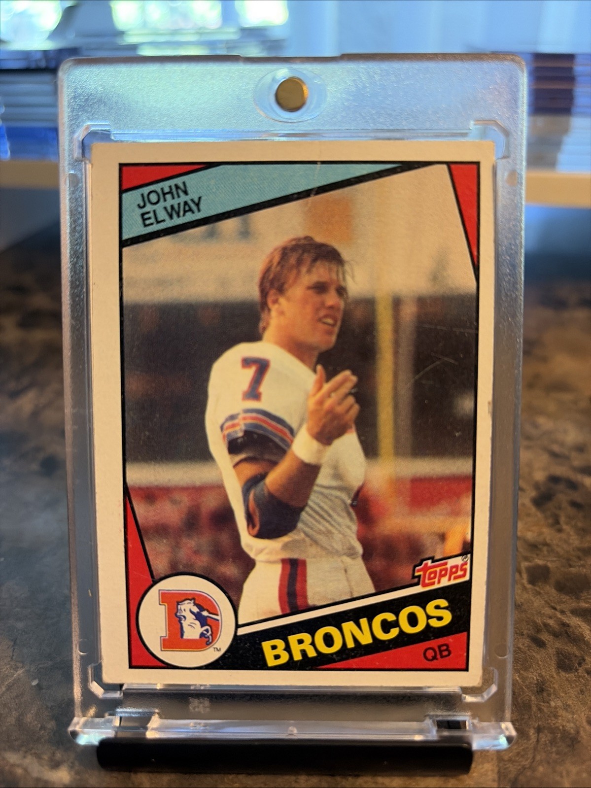 Topps 1984 John Elway Rookie #63 Denver Broncos Football Trading Card 🔥RC🔥