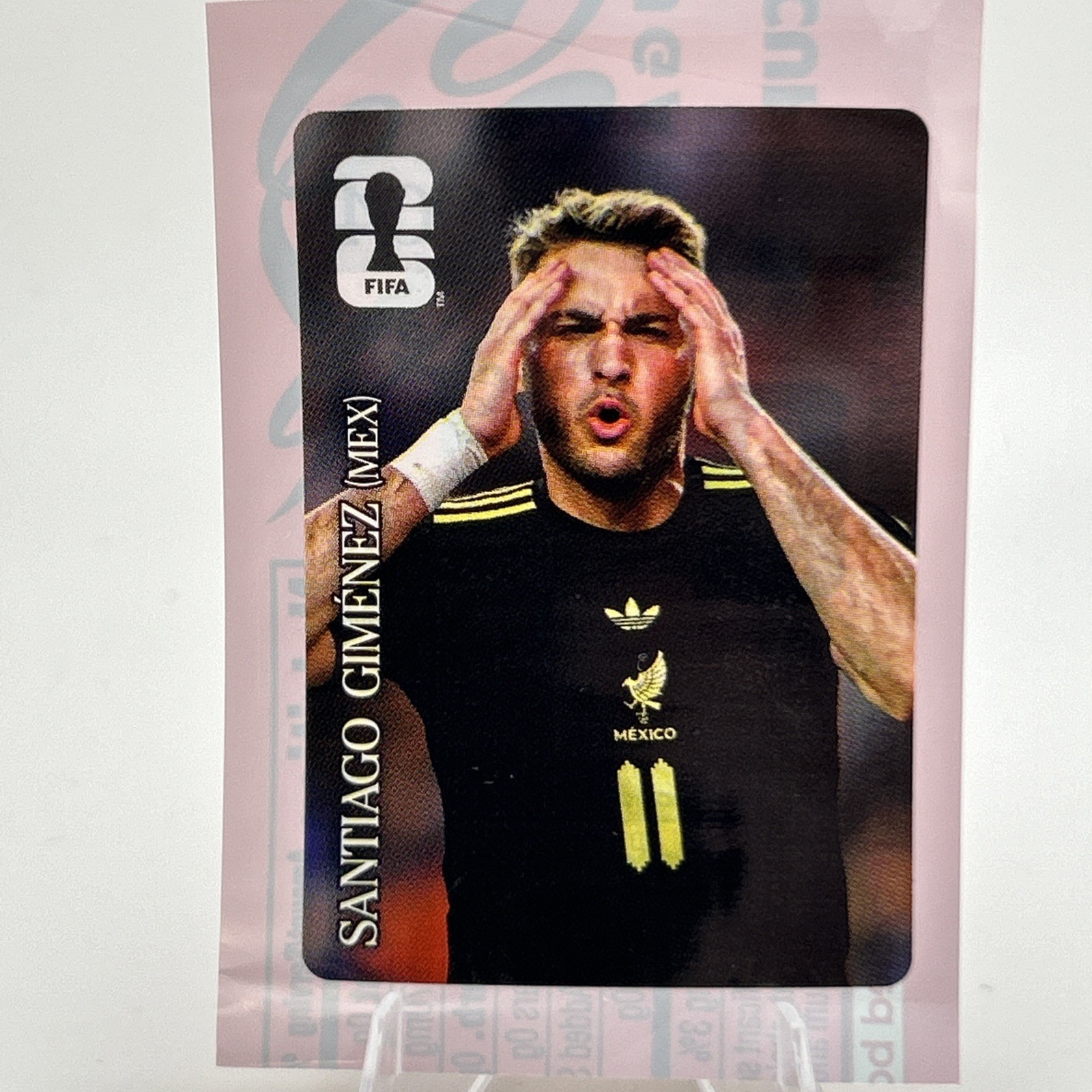 Coke Fifa World Cup 2026 Sticker Panini Santiago Gimenez (Mex)