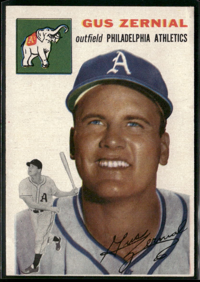 1954 Topps #2 Gus Zernial VG-EX/EX