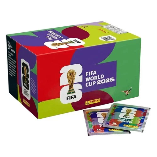 In stock Panini Official FIFA World Cup 2026 Sticker Booster Box (100 Packets)