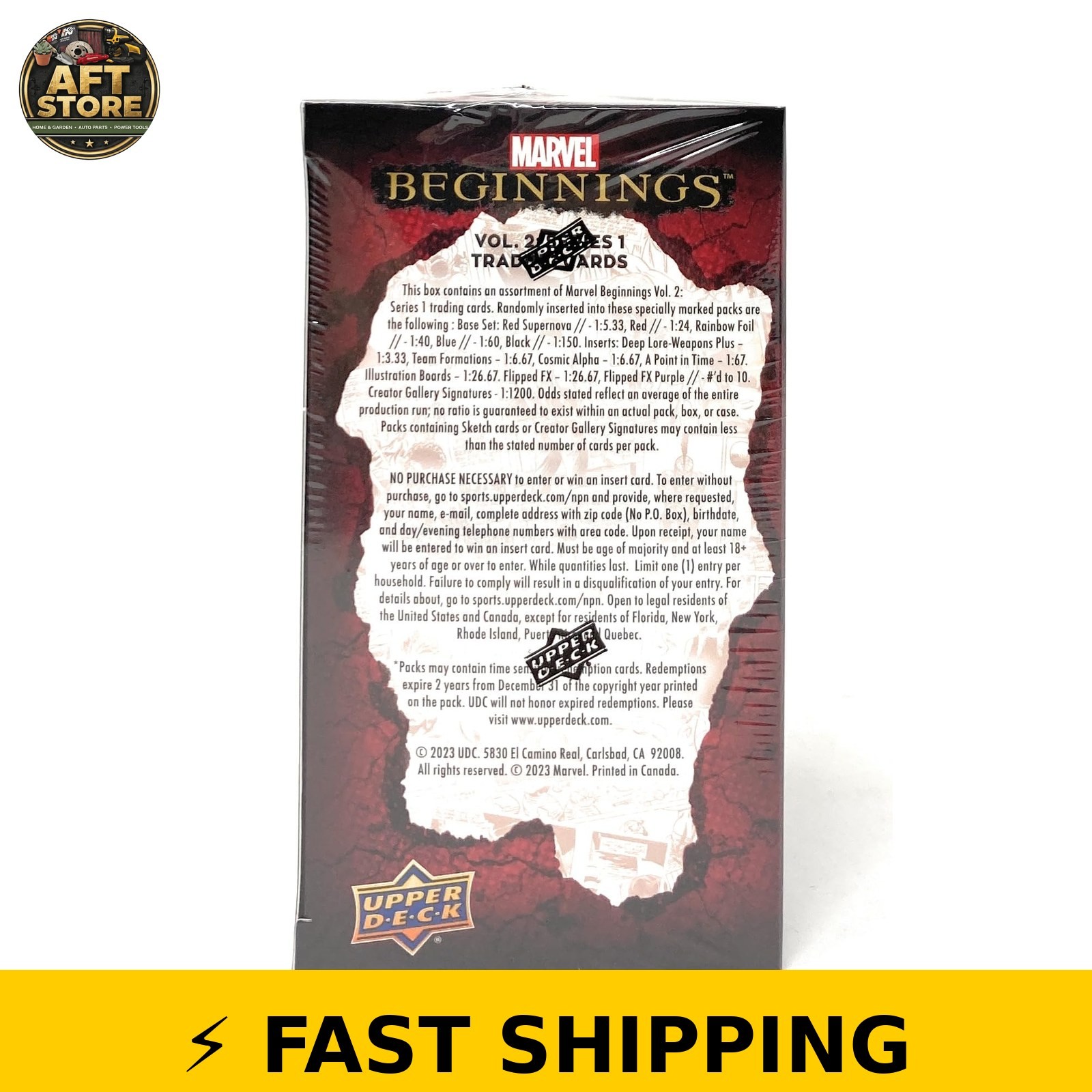 Upper Deck Marvel Beginnings Volume 2 Trading Card Blaster Box