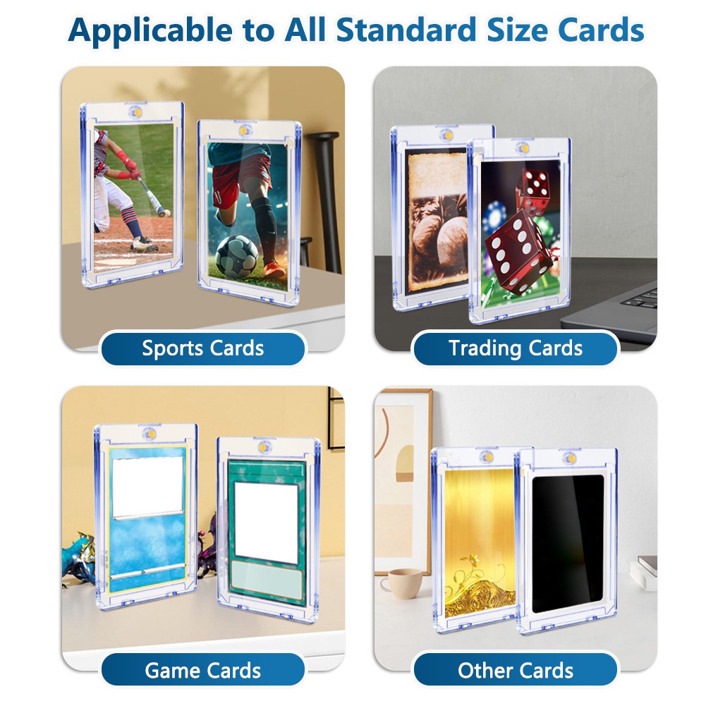 Magnetic Trading Cards Holders UV Protection for 55/75/100/130/180/260/360PT