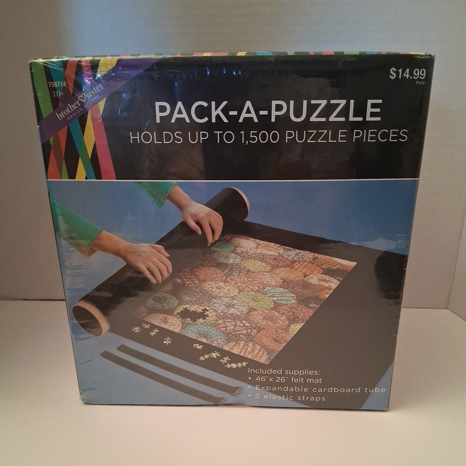 New Pack-A-Puzzle Hold Up To 1,500 Puzzle Pieces