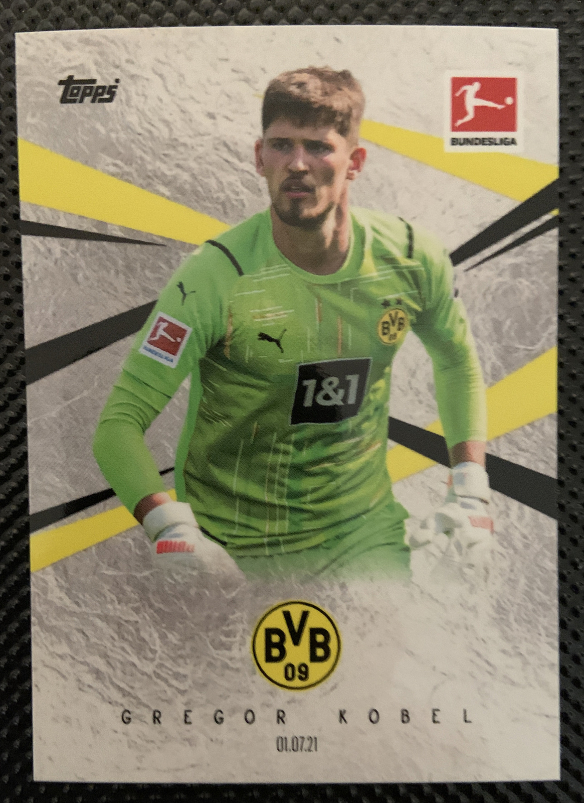 2021 Topps On Demand Bundesliga Gregor Kobel Print Run /396