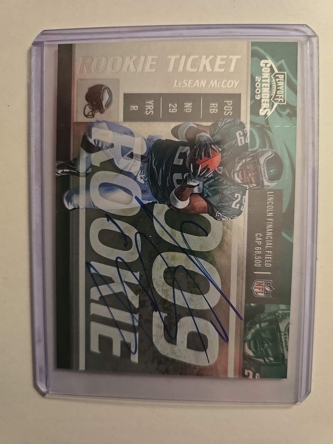 2009 Playoff Contenders – LeSean McCoy #120 (AU, RC)