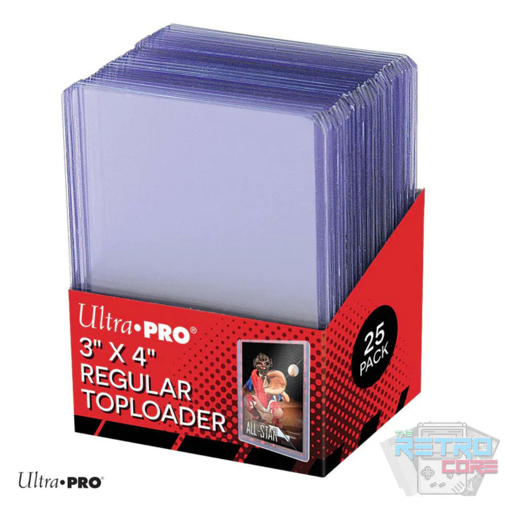 Ultra PRO 25 Pack 3″x4″ Clear Regular Toploaders