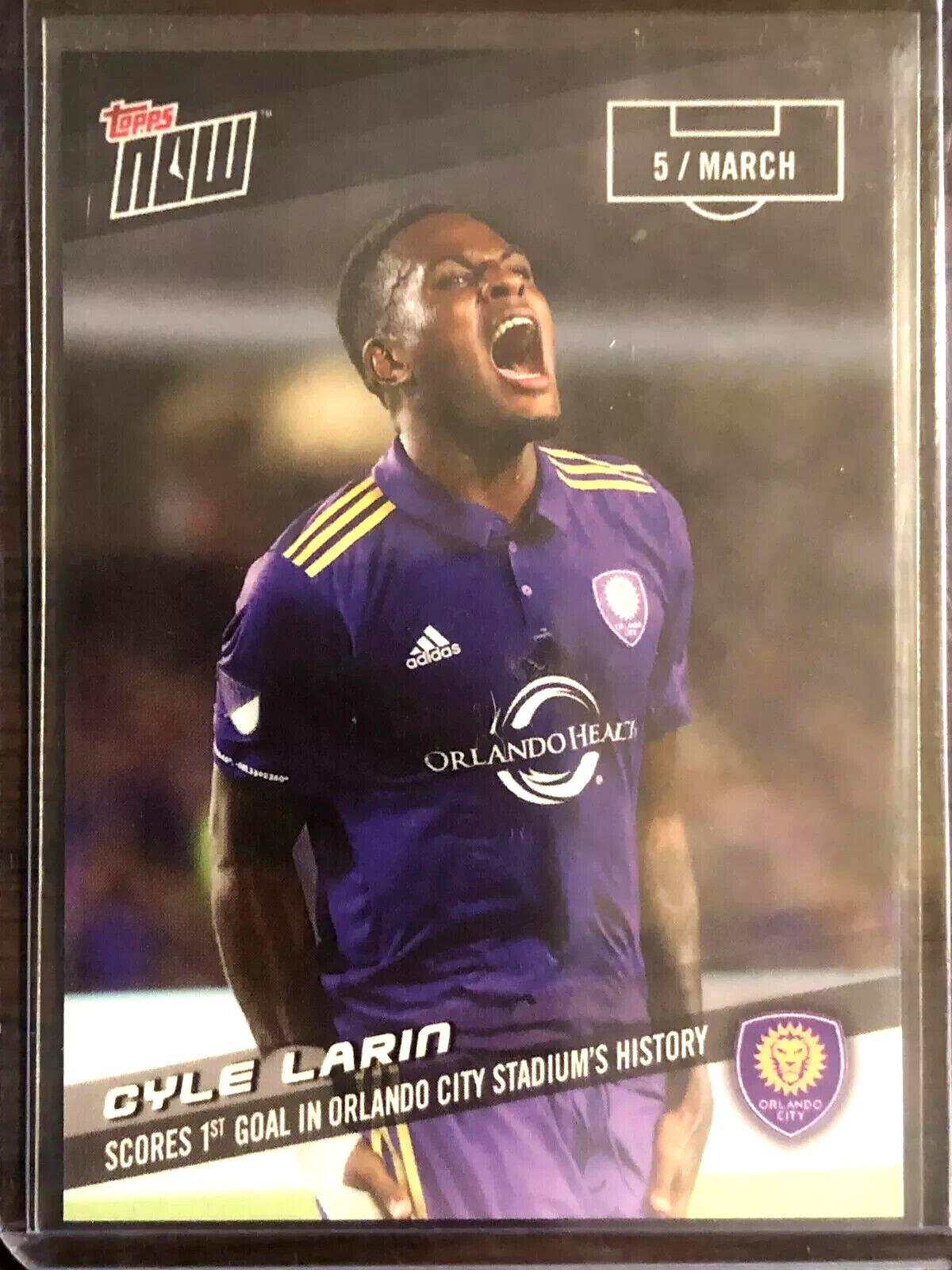 CYLE LARIN 2017 TOPPS NOW MLS #2 ORLANDO CITY SC