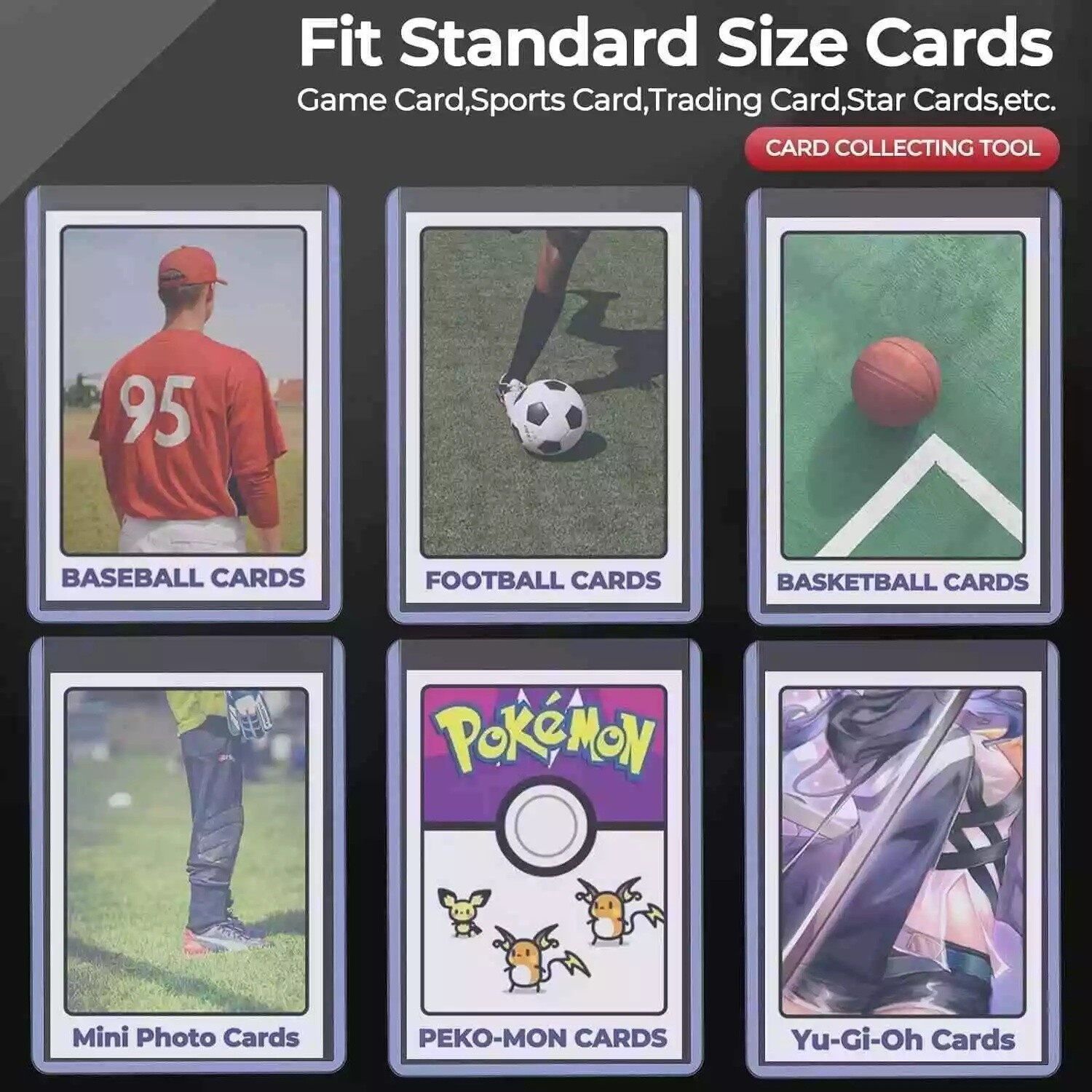 Ultra PRO Top Loader For Standard 35pt Trading Sports 500/1000/2000CT Pokémon
