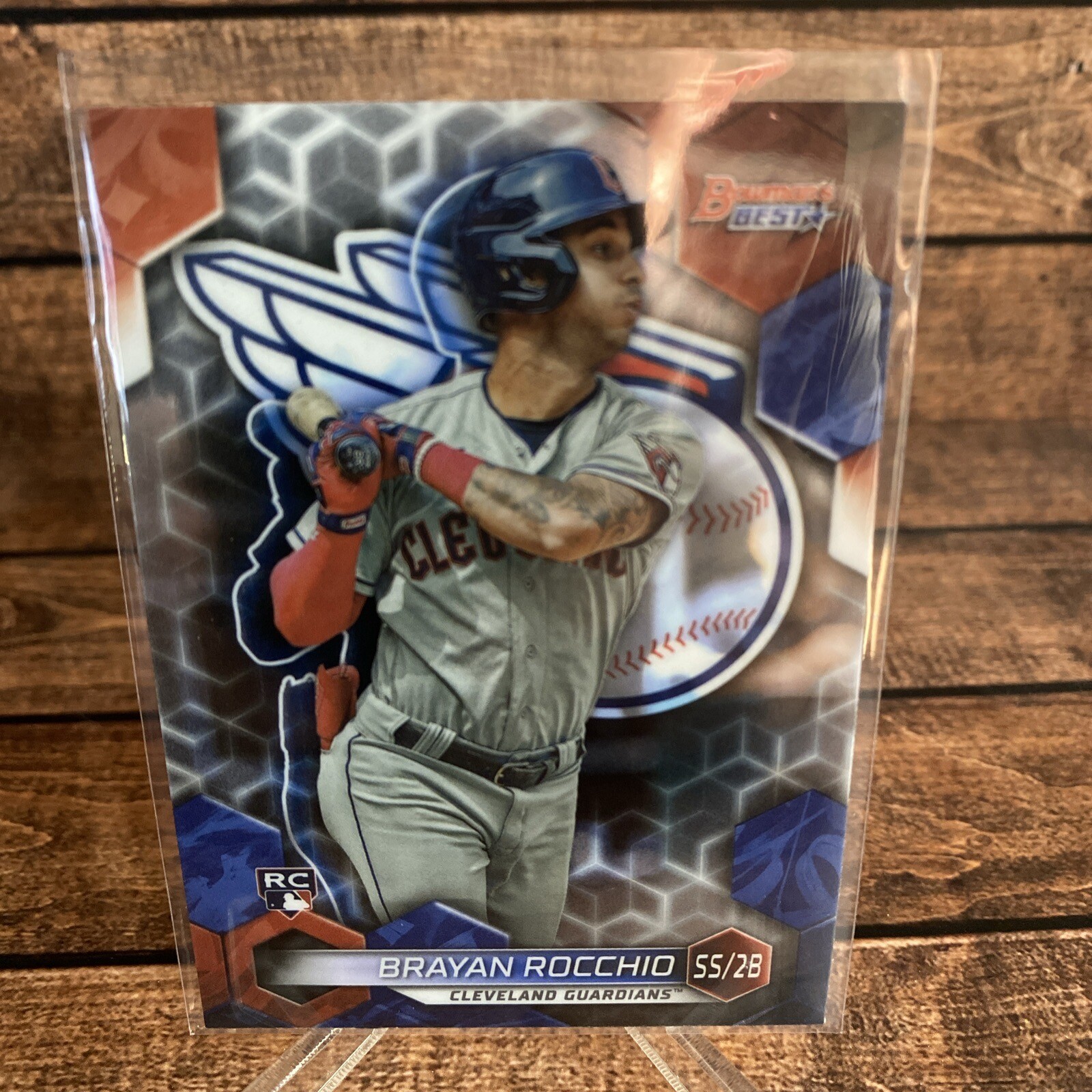 Brayan Rocchio 2023 Bowman’s Best RC Rookie #19 Guardians