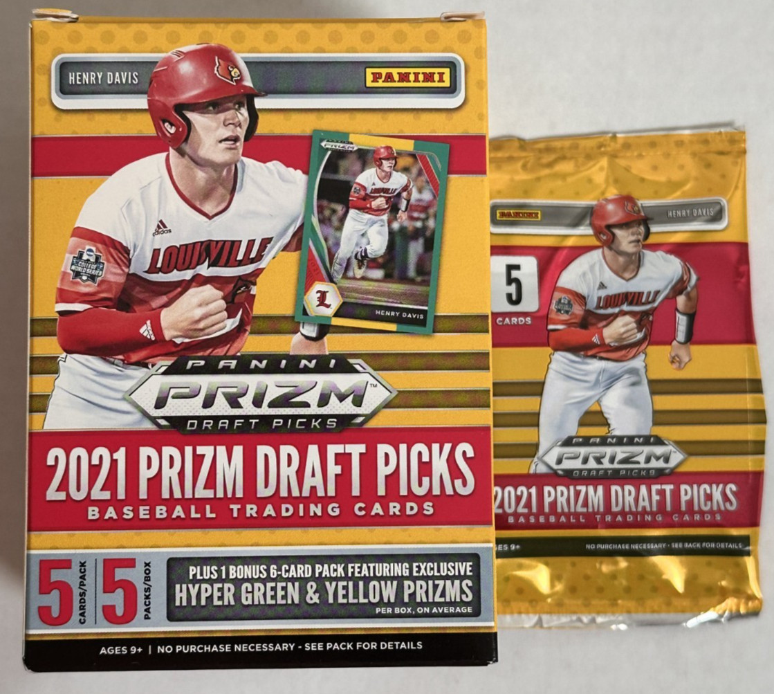 YOU PICK Hyper Green & Yellows 1-220 – 2021 Panini Prizm Draft Picks Baseball