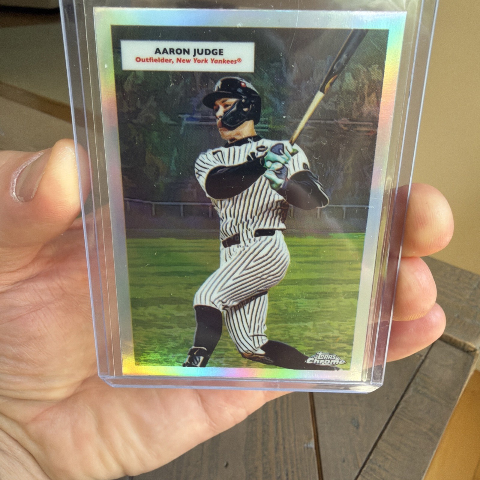 2025 Topps Chrome Platinum Aaron Judge Mickey Mantle Double Header 55DH-2