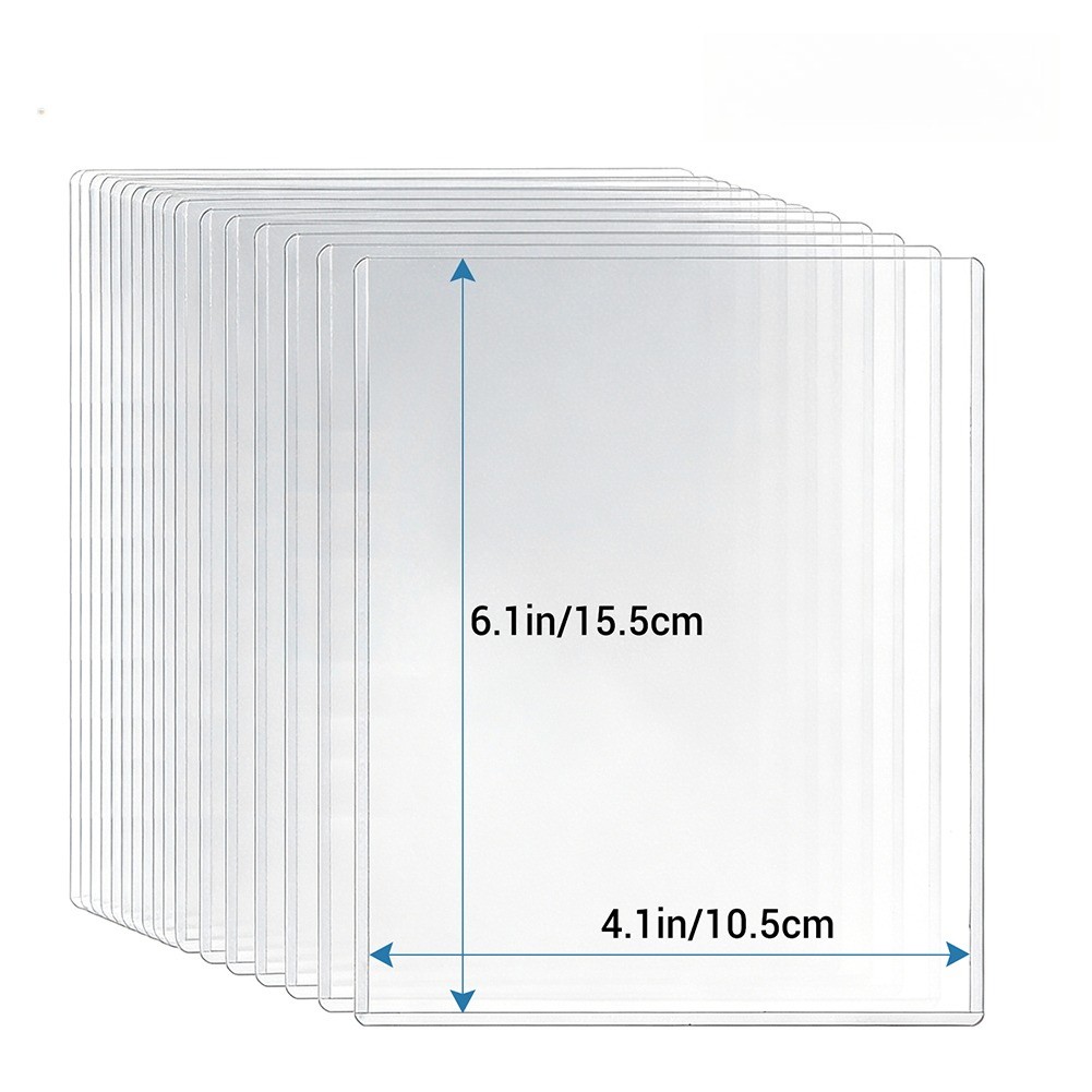 Rigid Print Protector Clear Plastic Sleeves Photo Postcard 4x 6”/ 5x 7”/ 6×9”