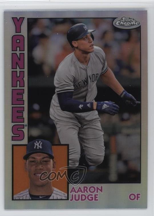 2019 Topps Chrome 1984 Topps Refractor Aaron Judge #84TC-1 2y0