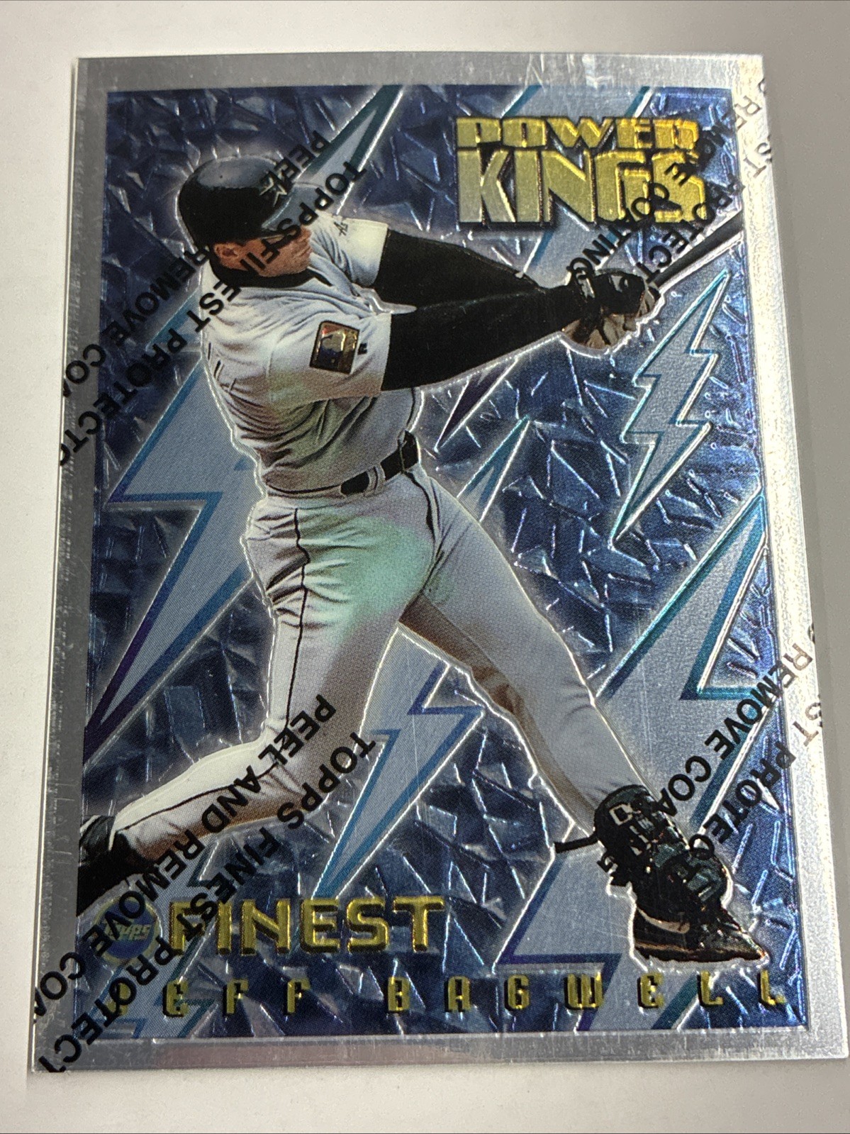 1995 Topps Finest Jeff Bagwell Power Kings Insert Houston Astros