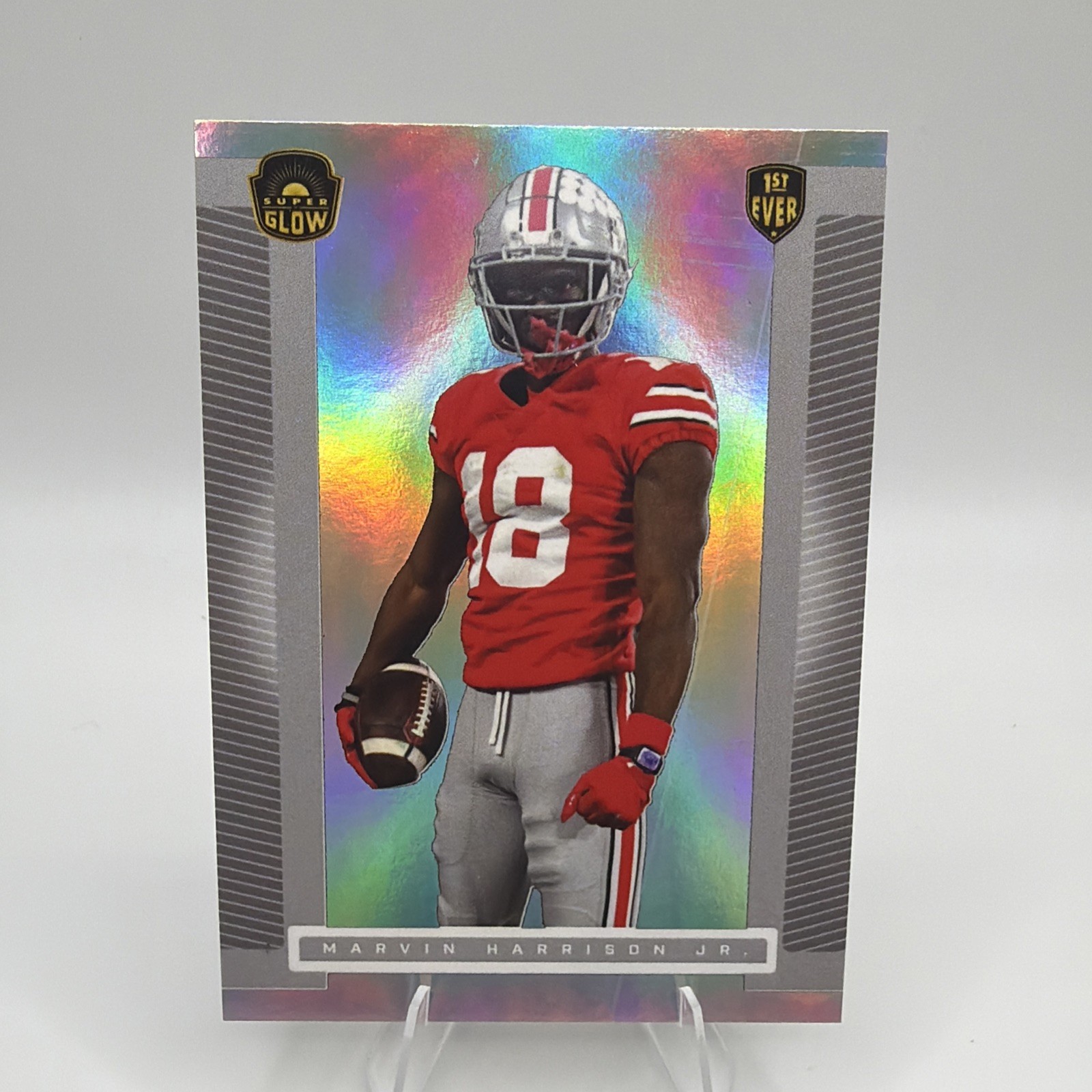 2022 Super Glow 1st Ever U Base Marvin Harrison Jr #GLOW-U4 rs2