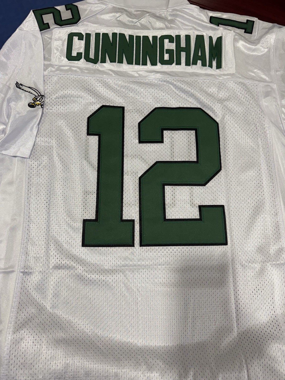 Randall CUNNINGHAM Philadelphia Eagles White All Stitched NWT Jersey w/JB Patch