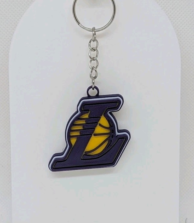 NBA Los Angeles Lakers Keychain – Keychain 2×2 Inches