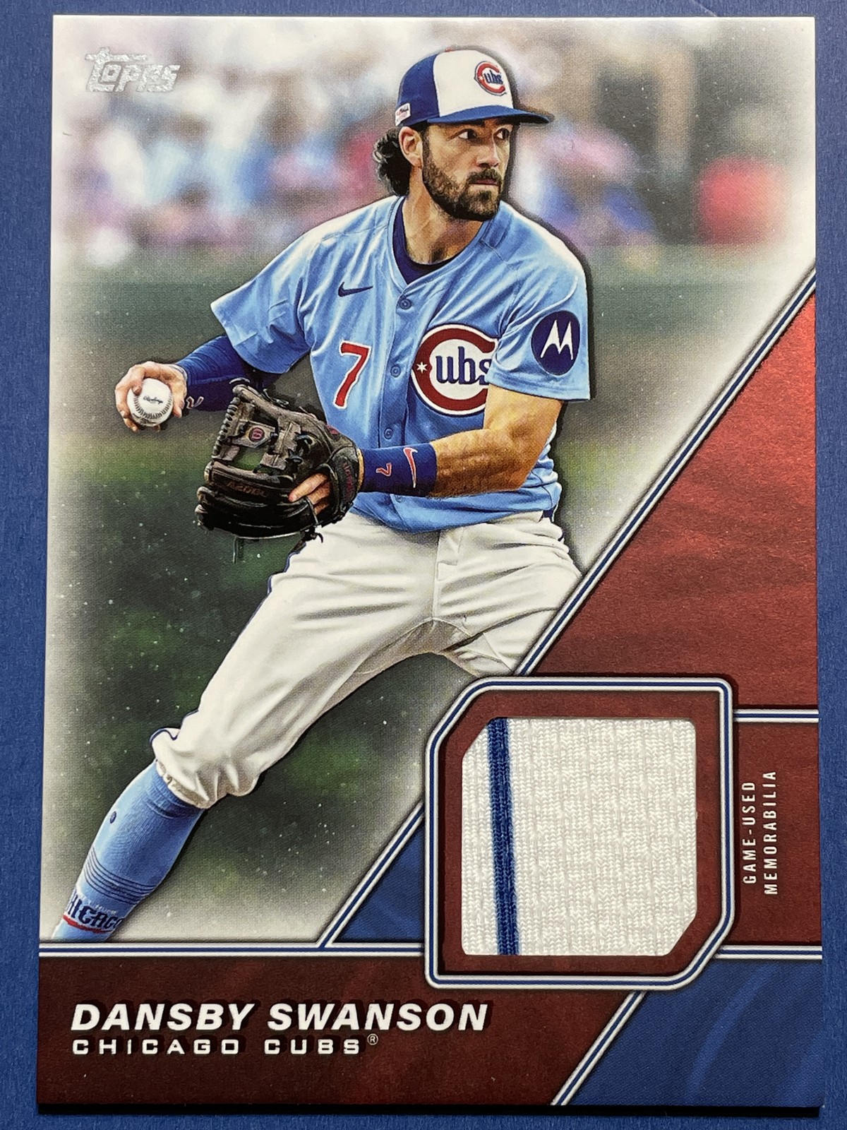 2026 Topps #MLM-DS Dansby Swanson Major League Materials Relics Cubs