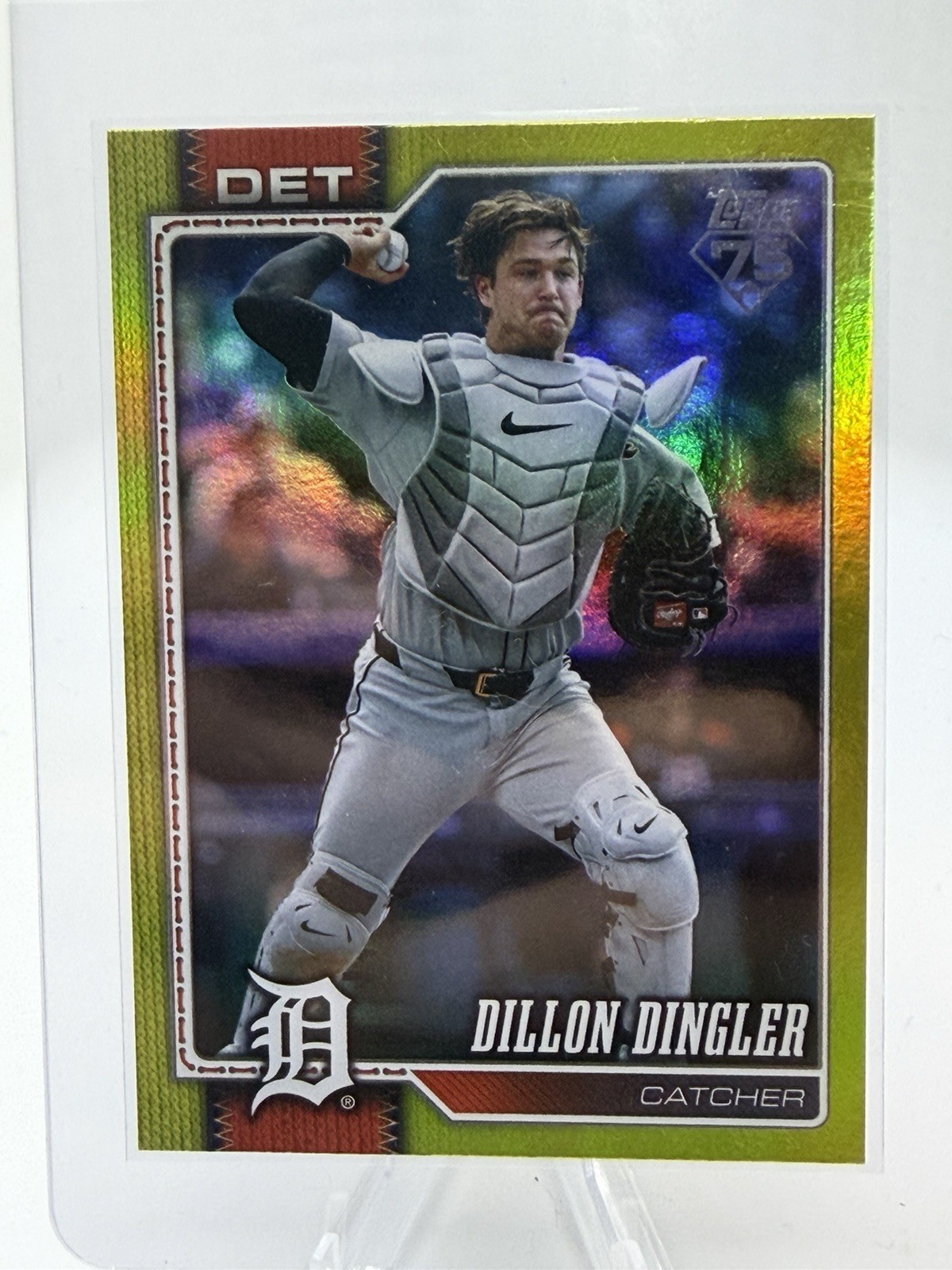 2026 Topps Series 2 – Dillon Dingler #351 Yellow Rainbow Foil /399 Tigers