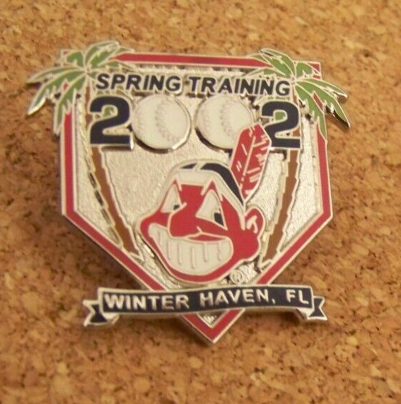 2002 Cleveland Indians Spring Training pin Grapefruit League MLB c45107
