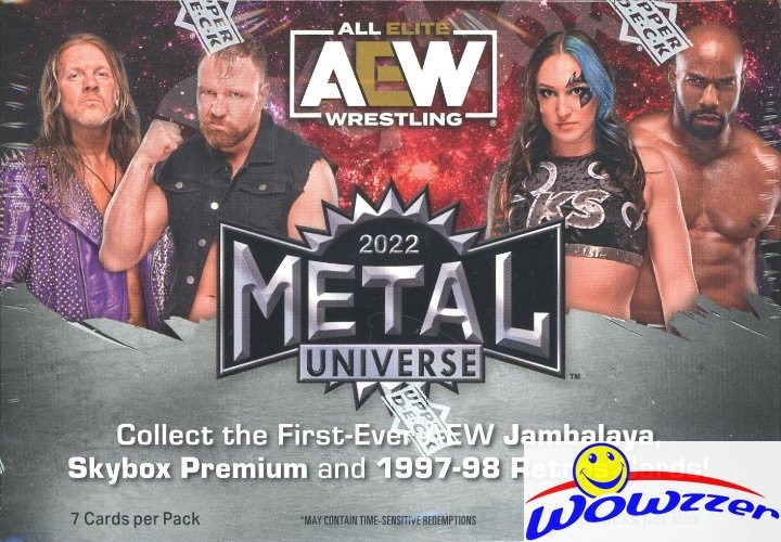 2022 Upper Deck AEW Metal Universe Wrestling EXCLUSIVE Factory Sealed Blaster Bx