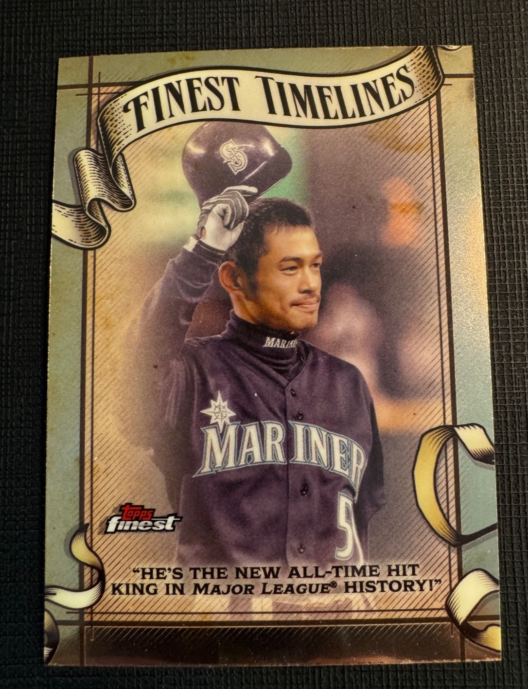 2025 Topps Finest Timelines Inserts FREE SHIP RUTH, RIPKEN, ICHIRO, JACKSON
