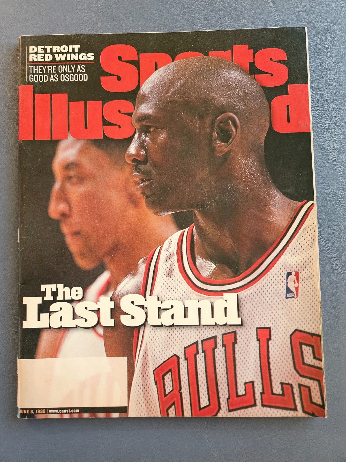 Michael Jordan Sports Illustrated The Last Stand June 8, 1998 No Label Newsstand