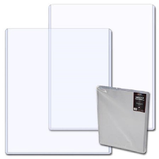 10 BCW High Quality Rigid PVC Topload Holders 14×17 For Photos & Prints Display