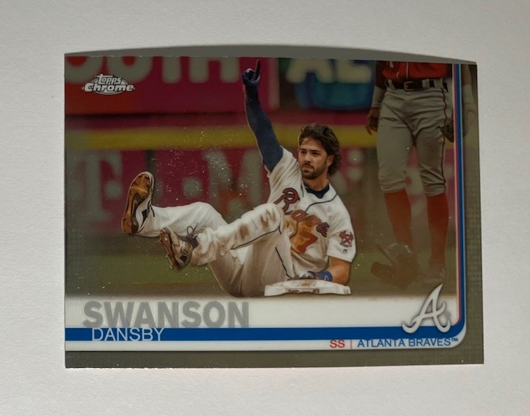 Dansby Swanson 2019 Topps Chrome #169 Atlanta Braves