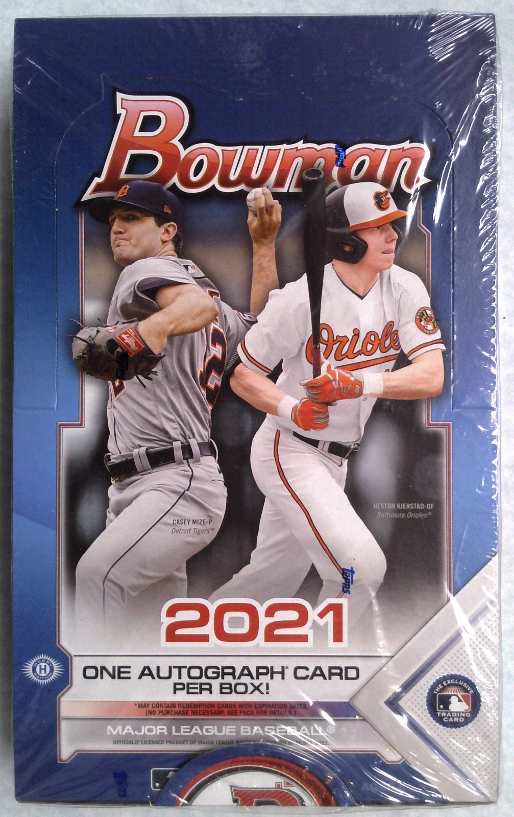 2021 Bowman Baseball Factory Sealed Hobby Box