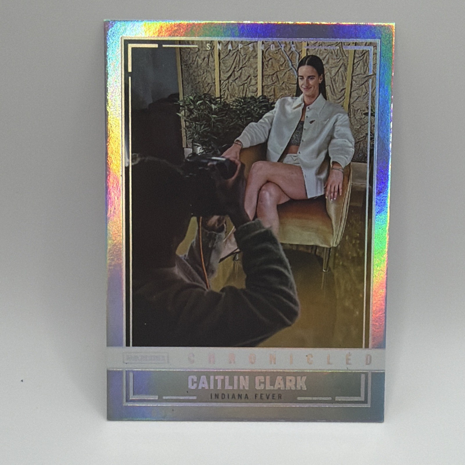 2025 Panini Caitlin Clark Foil Holo Chronicled WNBA Snapshots Insert #96