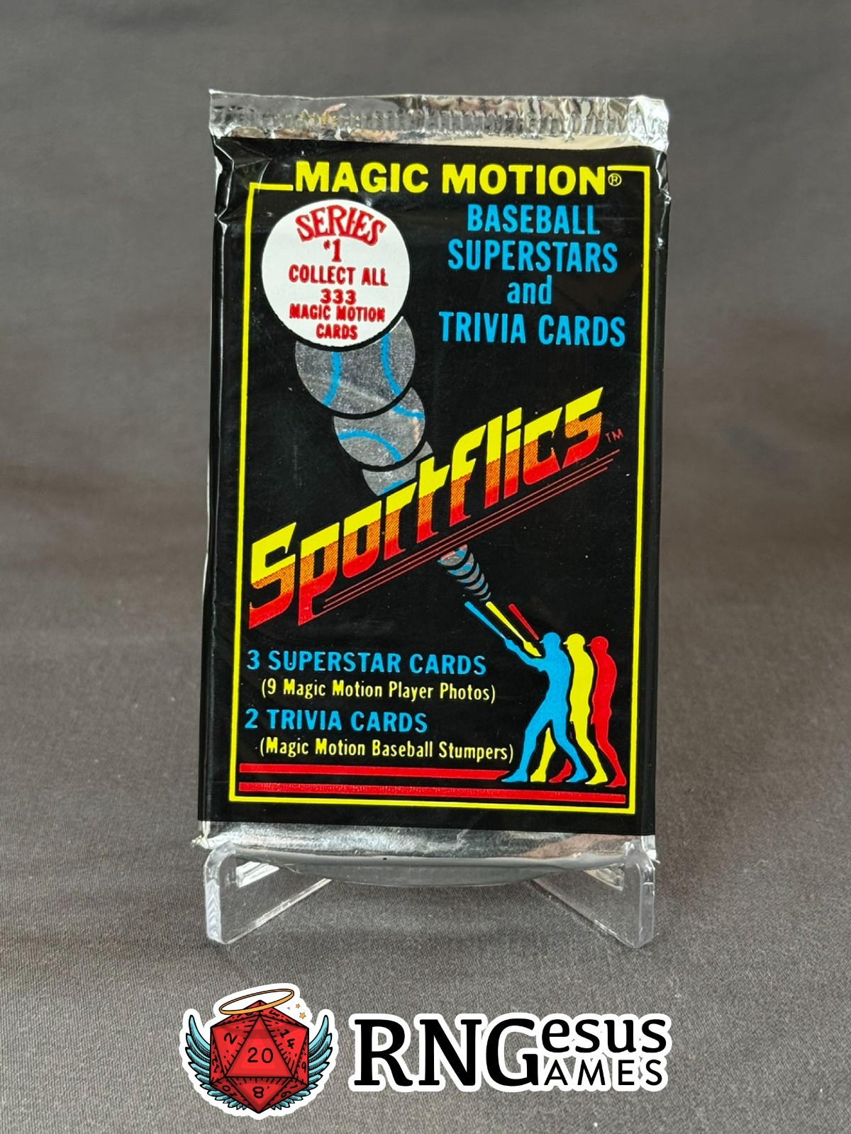 1986 Sportflics Baseball – Series 1 – Sealed Pack