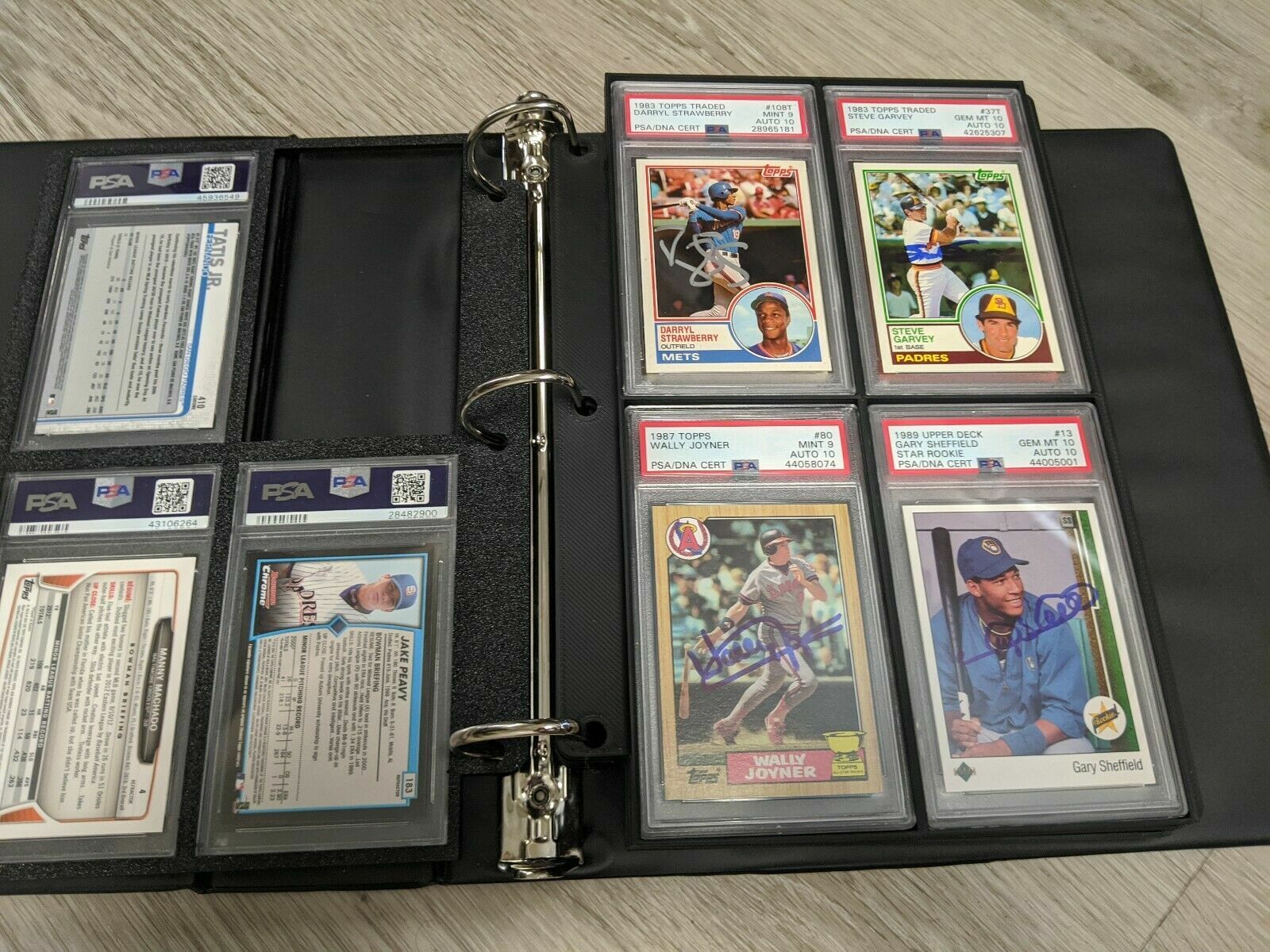 Pro Slab 3-Ring Binder Page Graded PSA Card Holders Protector like Ultra Pro
