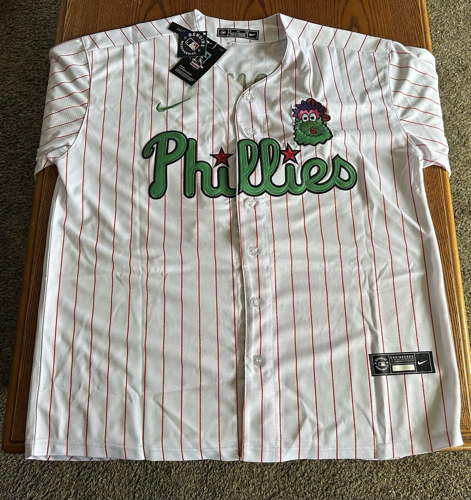 NWT Men’s Philadelphia Phillies PHANATIC Jersey Size XXLarge