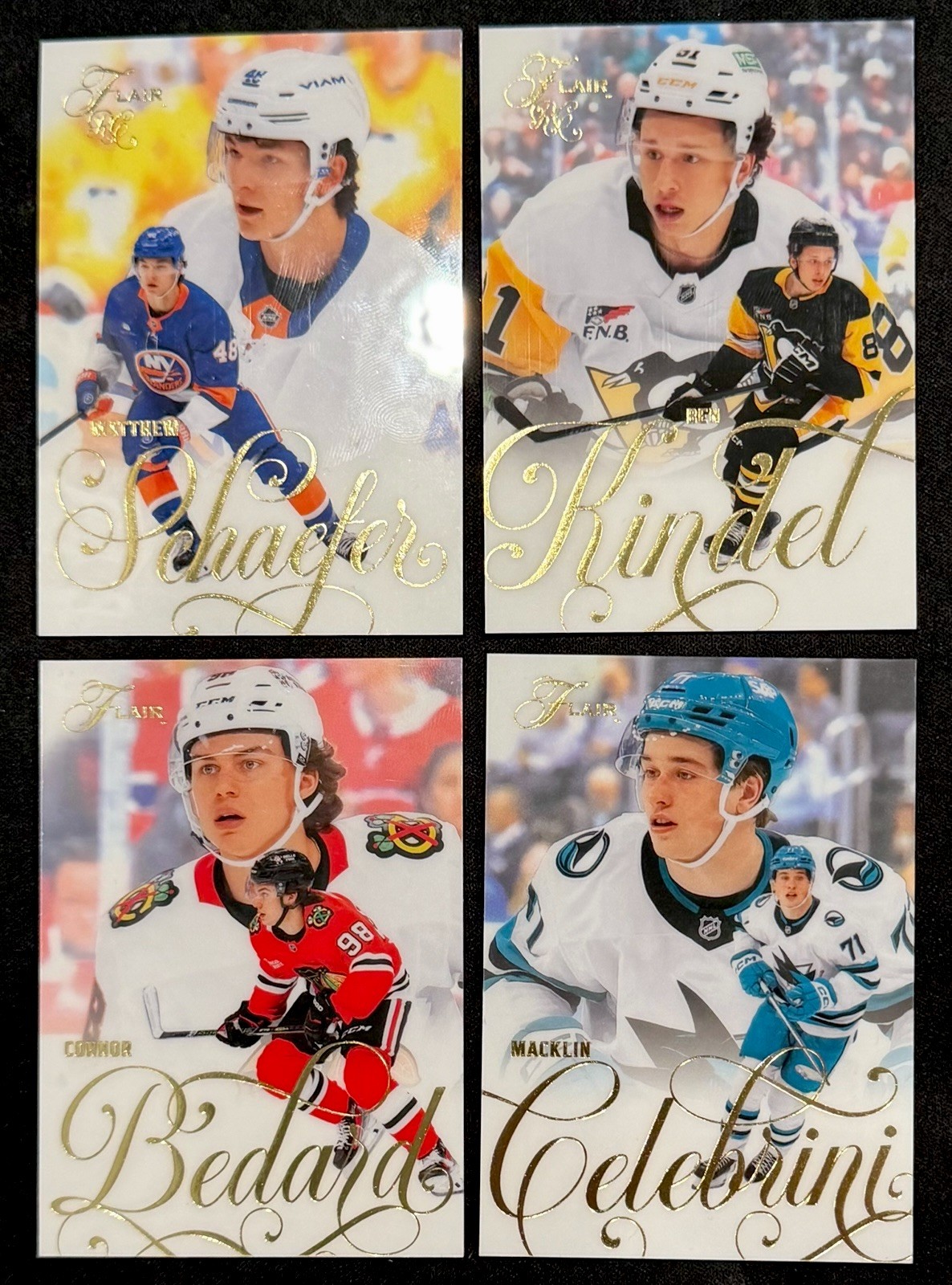 2025-26 Upper Deck Flair Hockey – Set Builder #1-200 w/ Rookies – You Pick!