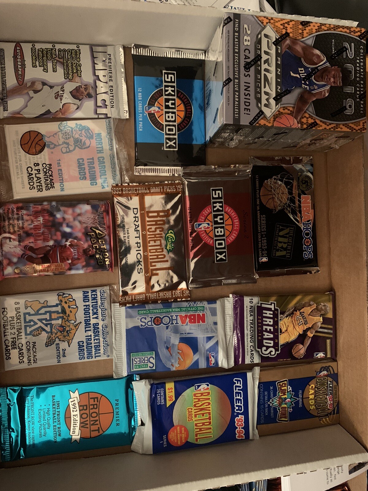LOT OF UNOPENED Basketball PACKS UNOPENED BASKETBALL CARDS Sealed NBA Read!!!