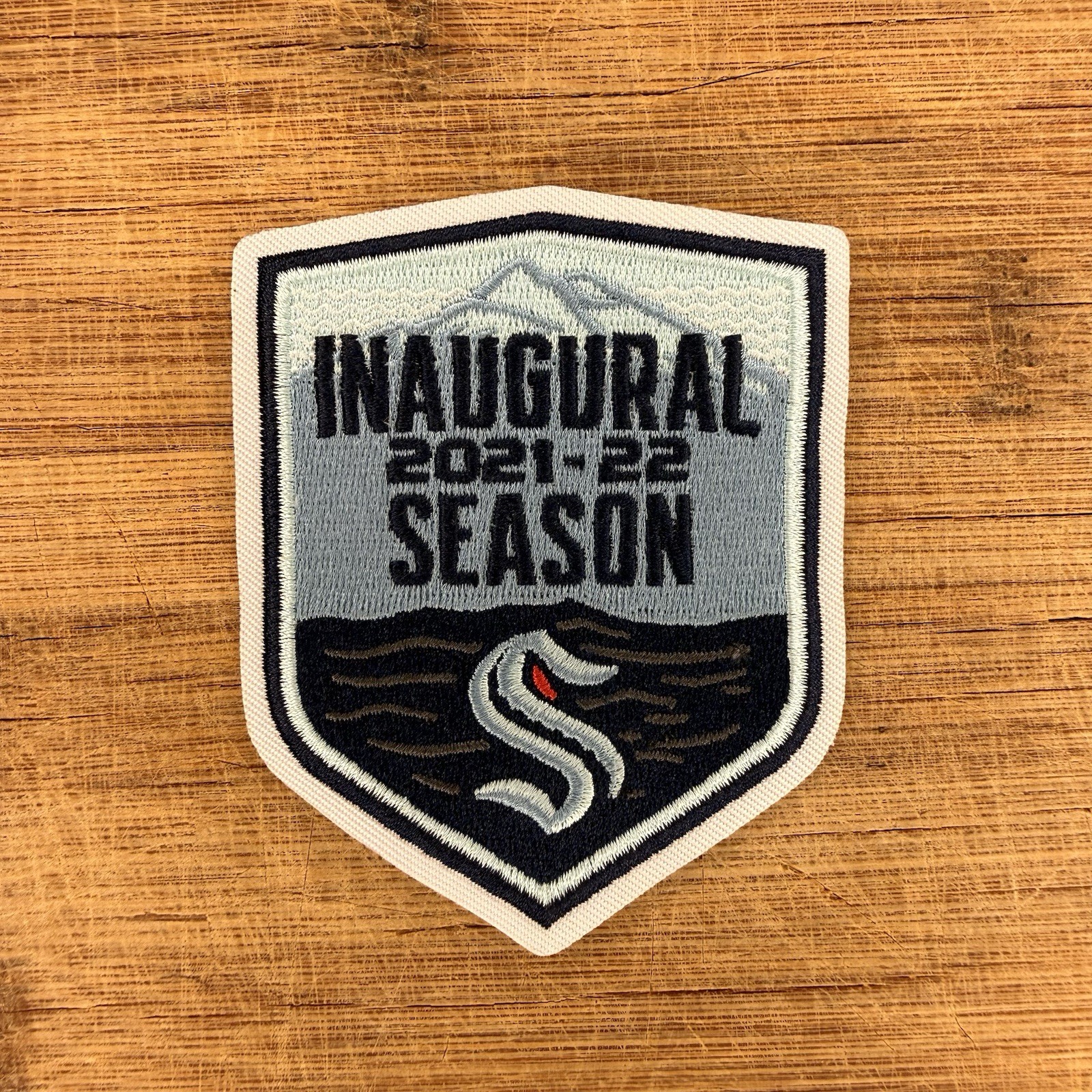 Seattle Kraken Inaugural Season NHL 2021-22 3.5x3in Embroidered Patch
