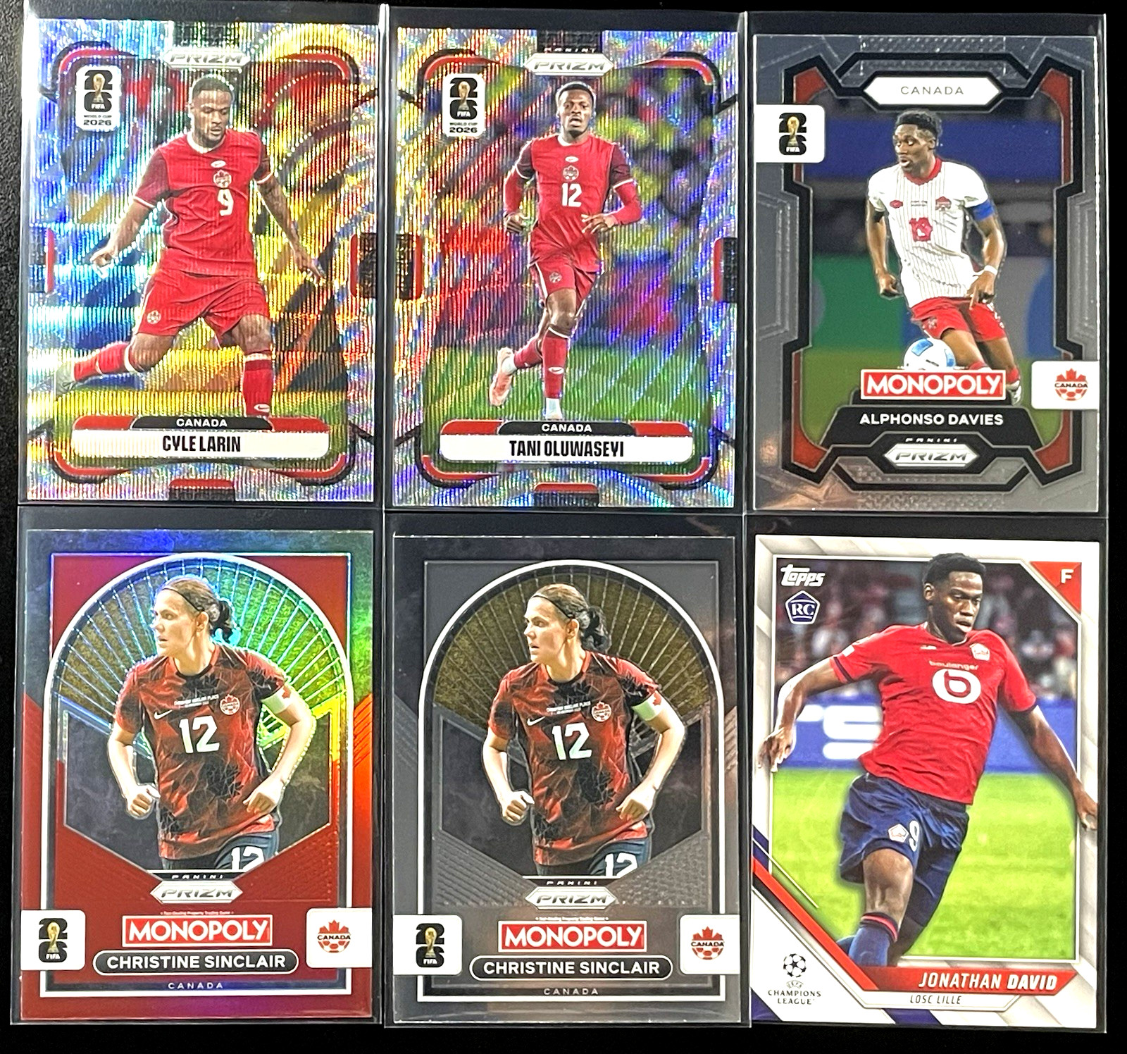 CYLE LARIN 2026 Panini Prizm FIFA World Cup WAVE PRIZM #164 – Canada RC Lot 6